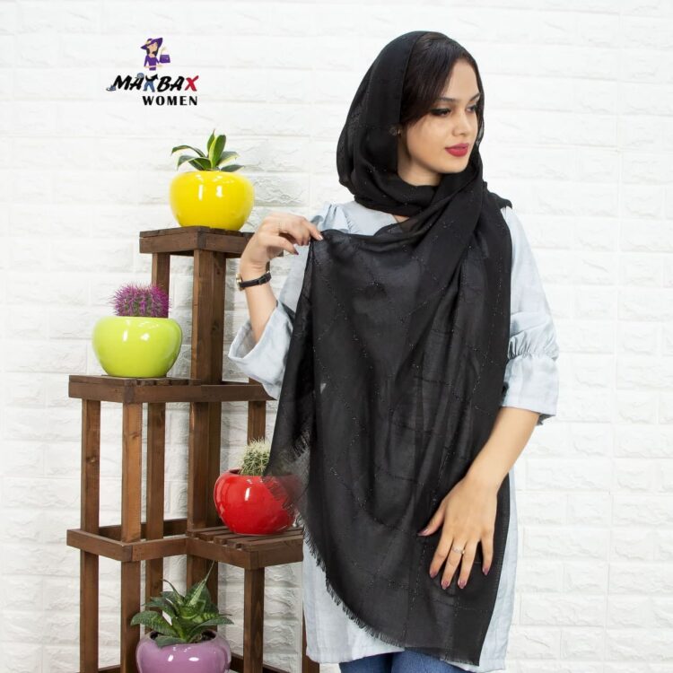 شال مشکی لمه
