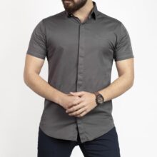پیراهن مردانه آستین کوتاه Fashion -کد 2240