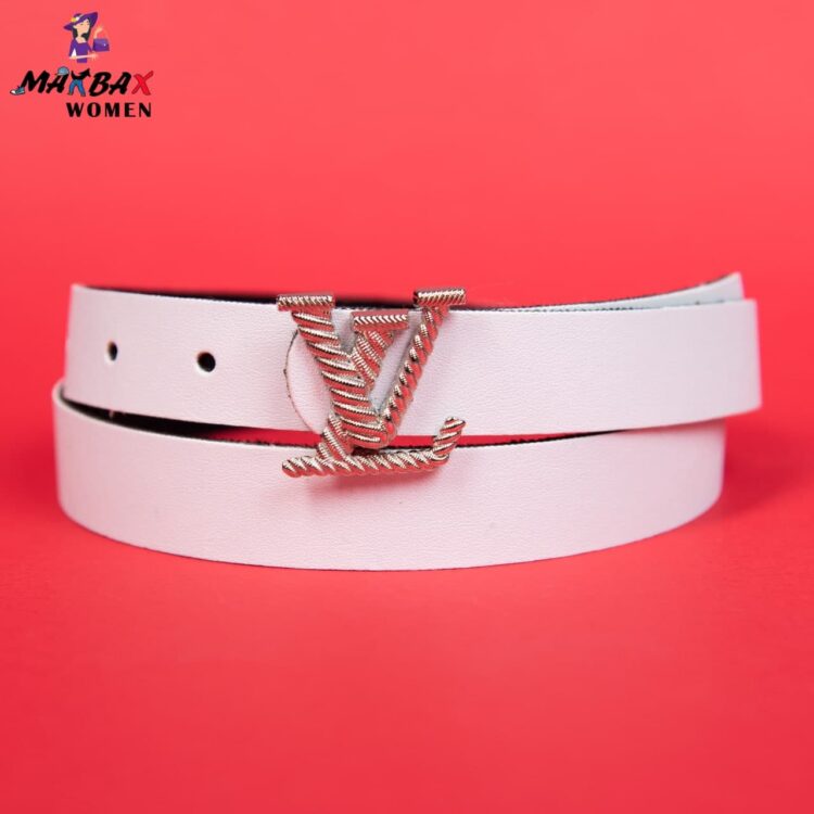 کمربند دخترانه سفید LV _کد881
