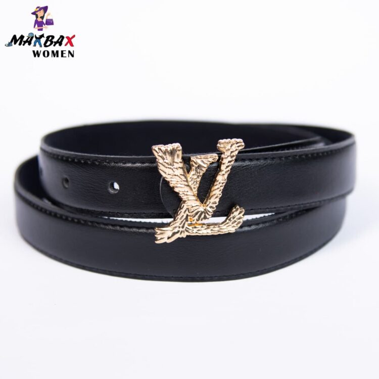 کمربند دخترانه مشکی LV