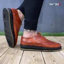 کفش مردانه قهوه ای_کد 5029