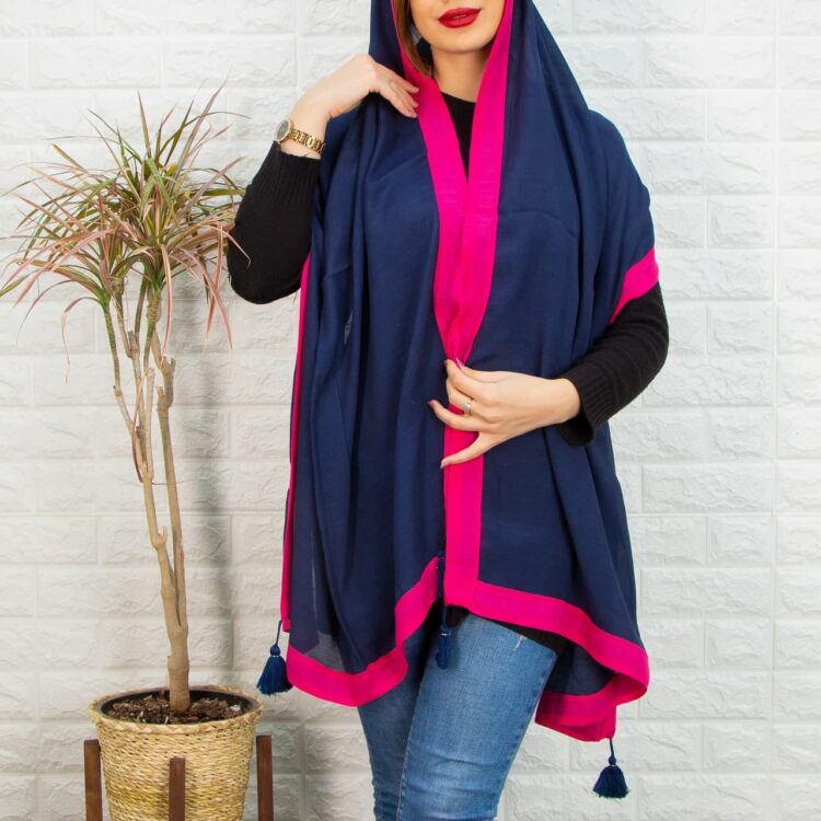 شال دور نوار منگوله دار_کد 1176