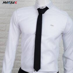 کراوات مردانه مشکی ساده کد 5588