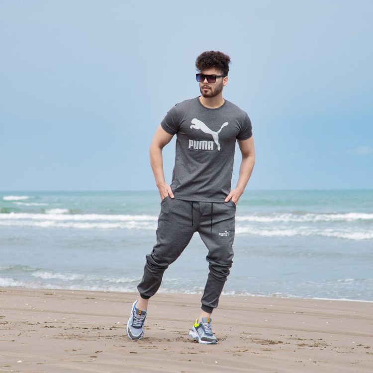 ست تیشرت و اسلش PUMA کد 7465