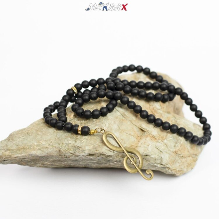 گردنبند سنگی نت موسیقی