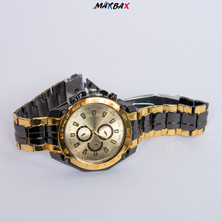 ساعت مچی مردانه walar مشکی طلایی کد 8530