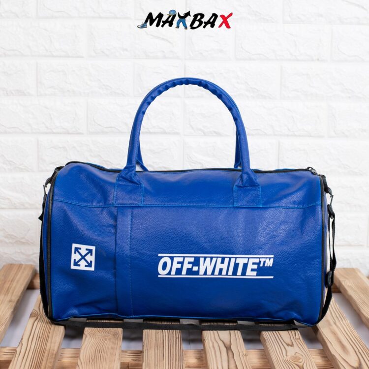 ساک ورزشی OFF_WHITE آبی کد 8493