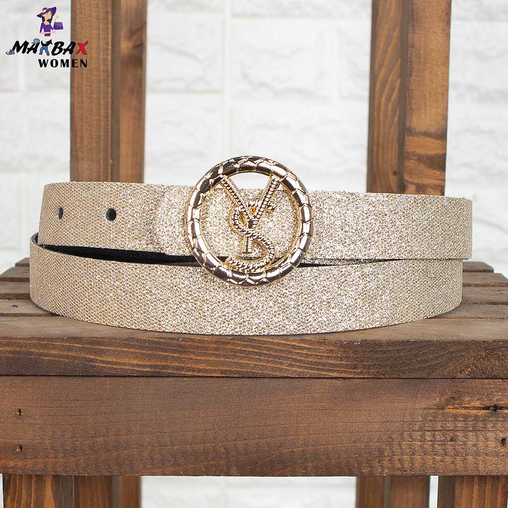 کمربند دخترانه YS طلایی کد 3055