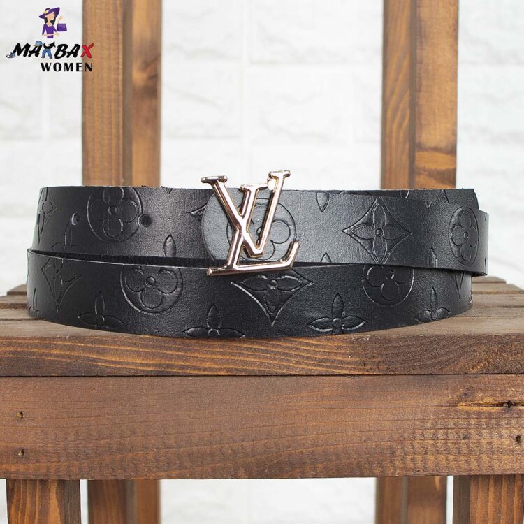 کمربند دخترانه LV مشکی کد 3059