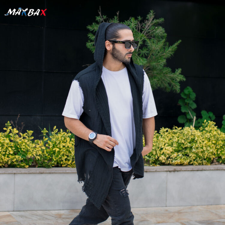 شنل مردانه مشکی کد 8880