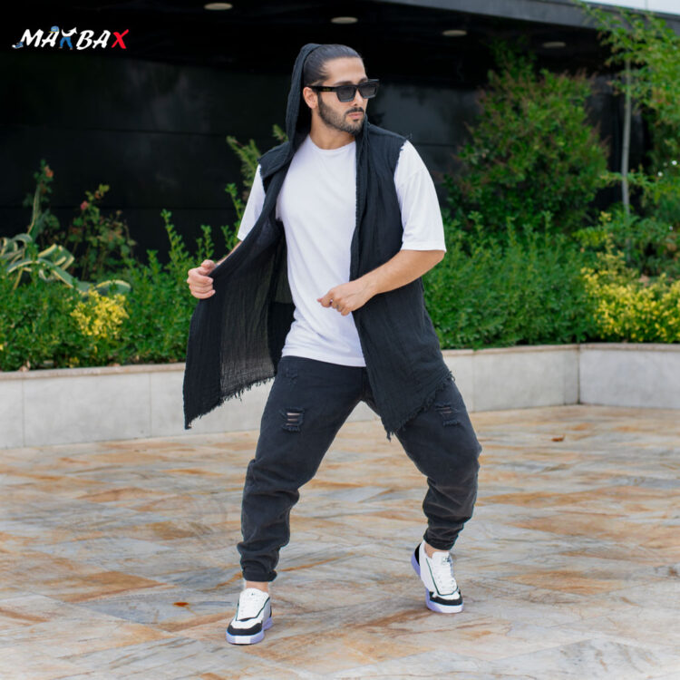 شنل مردانه مشکی کد 8880
