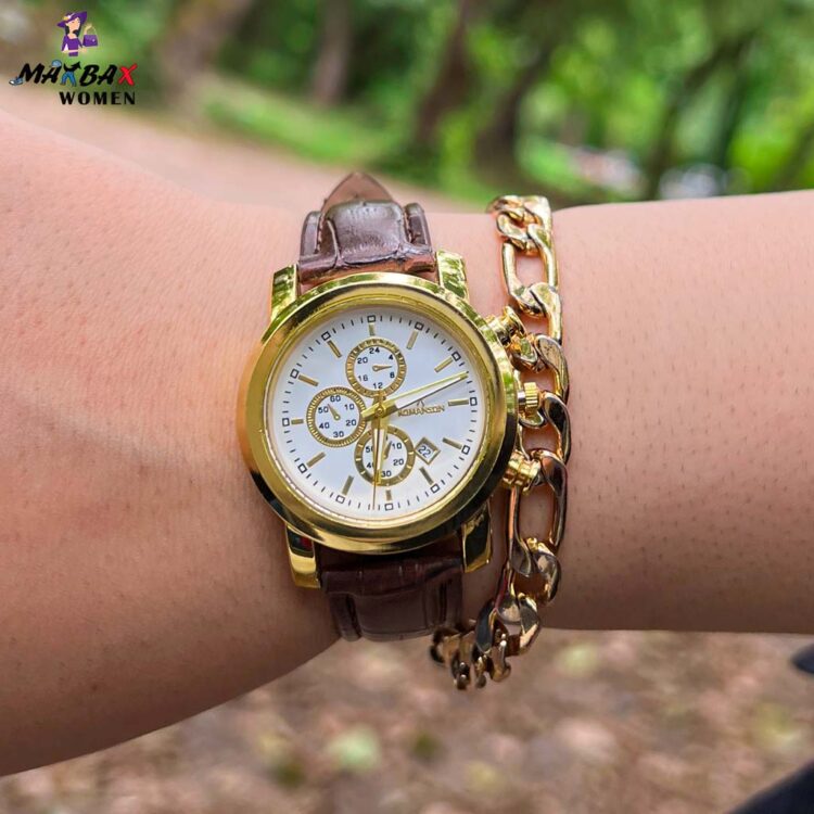 ساعت دخترانه ROMANSON قهوه ای کد 8979