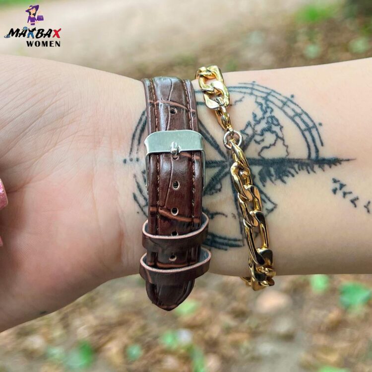 ساعت دخترانه ROMANSON قهوه ای کد 8979