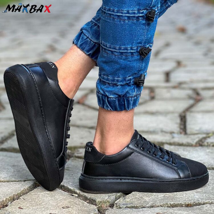 کتانی مردانه مک کویین مشکی کد 8851