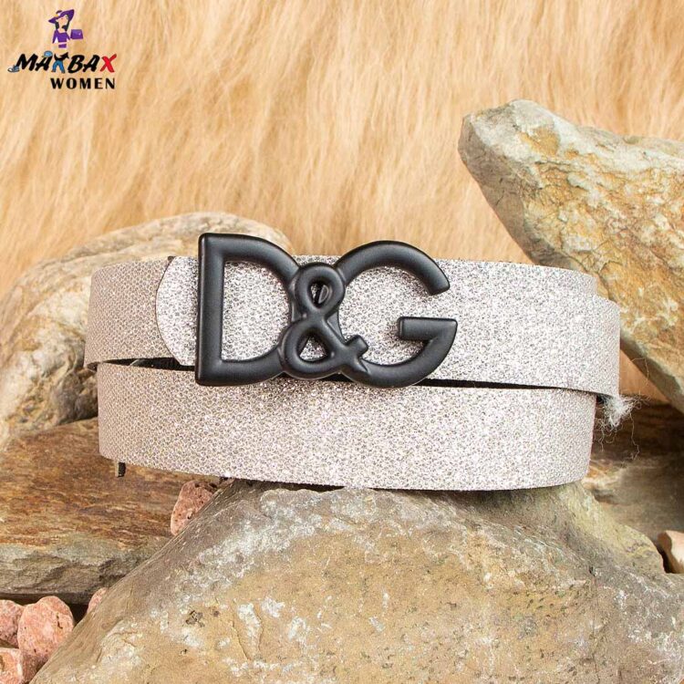 کمربند دخترانه D&G سیلور کد 9754