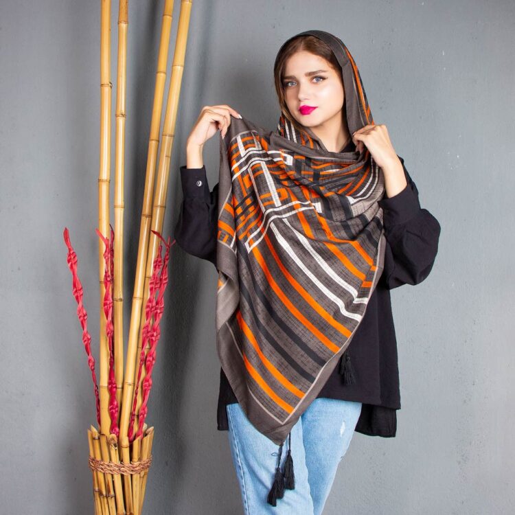 شال طرح دار کد 9996