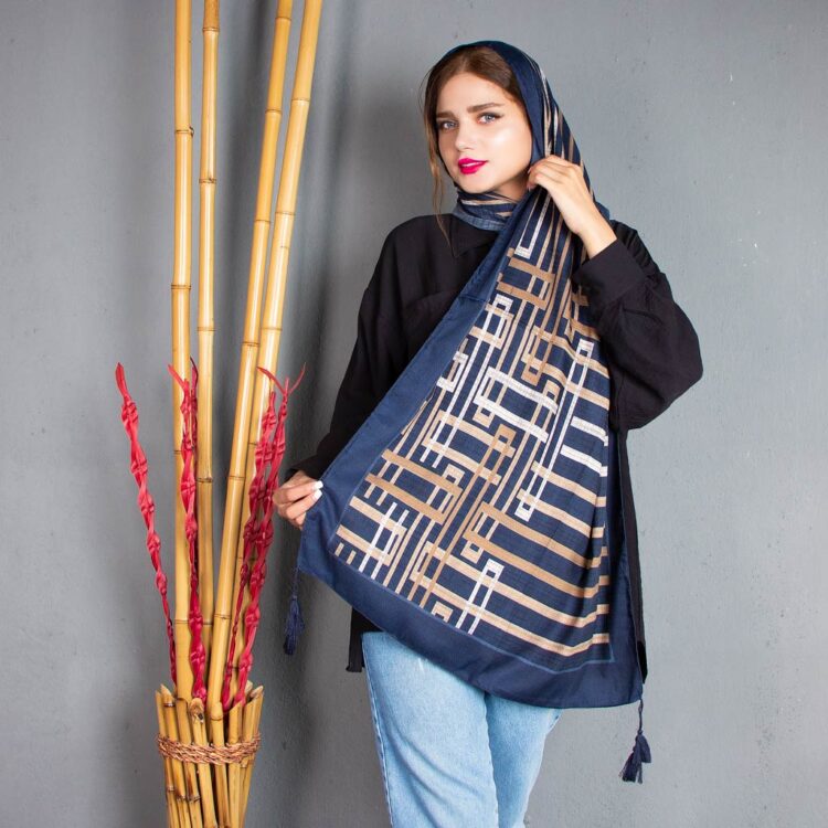 شال طرح دار کد 9996