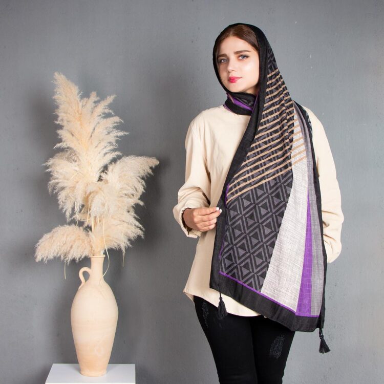شال طرح دار کد 9995
