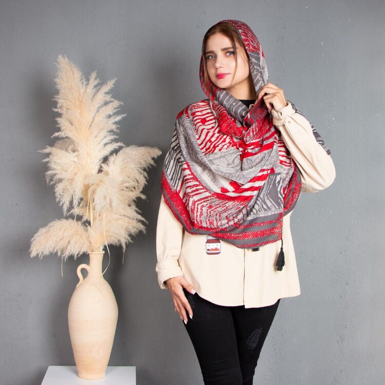 شال طرح دار کد 9992