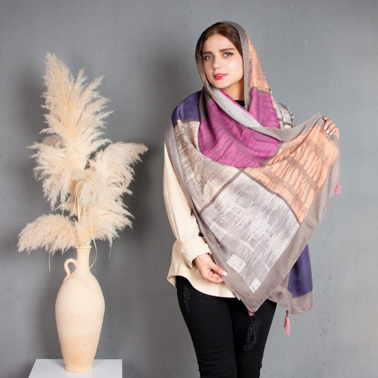 شال طرح دار کد 9991
