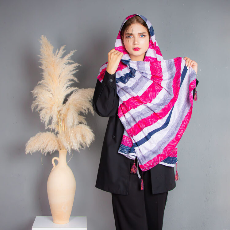 شال طرح دار کد 9990