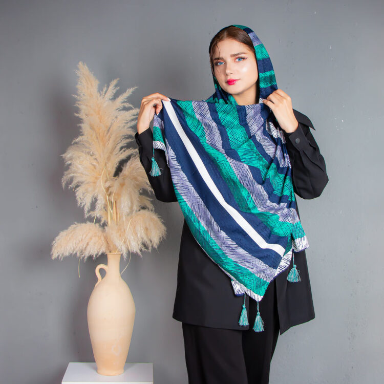 شال طرح دار کد 9990
