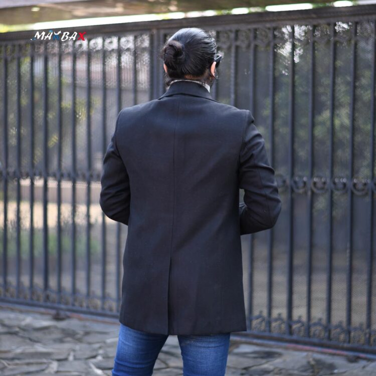 پالتو مردانه مشکی کد 10902