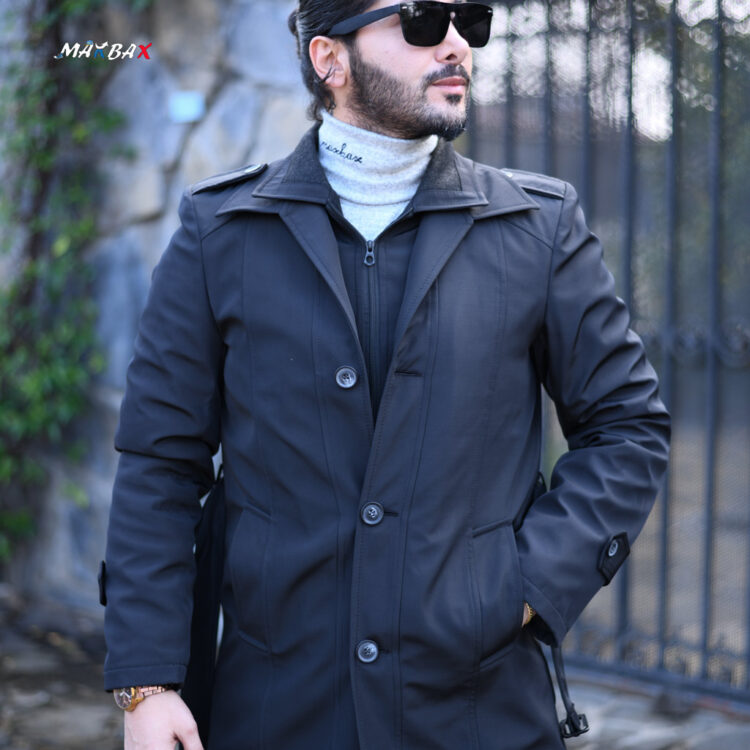 بارانی ژیله دار مردانه کد 10928