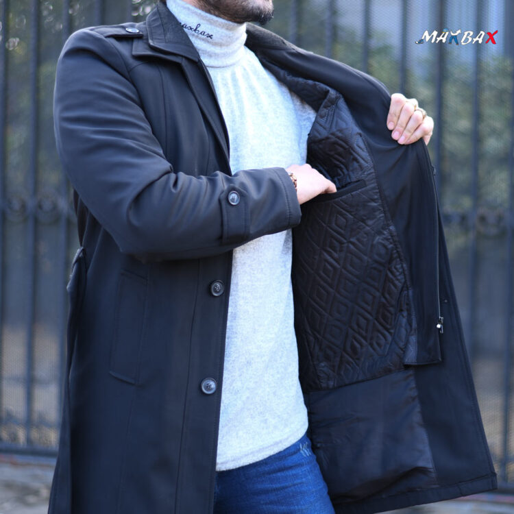 بارانی ژیله دار مردانه کد 10928