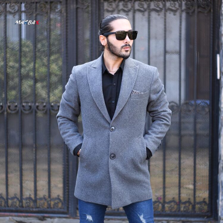 پالتو مردانه نوک مدادی کد 10926