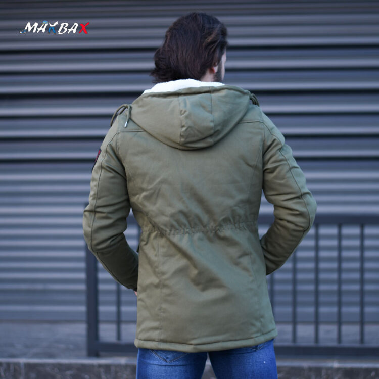 کاپشن مردانه LEVIS زیتونی کد 11032