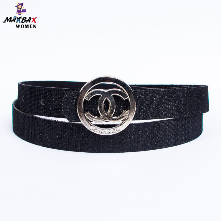 کمربند دخترانه CHANEL مشکی کد 10664
