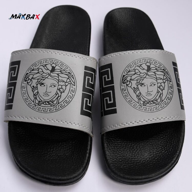 دمپایی مردانه VERSACE خاکستری کد 11540