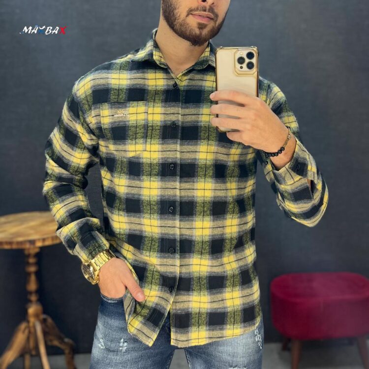 پیراهن پشمی مردانه کد 11688