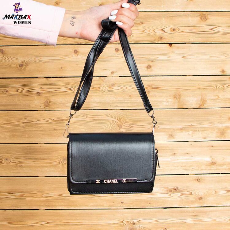 کیف دخترانه CHANEL مشکی کد 12203