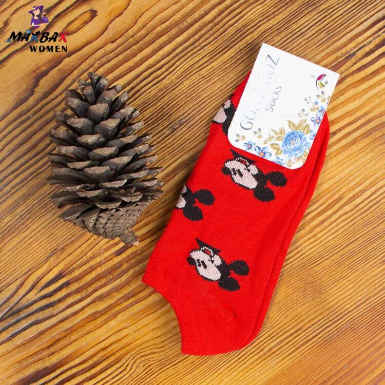 جوراب مچی دخترانه Mickey Mouse کد 12276