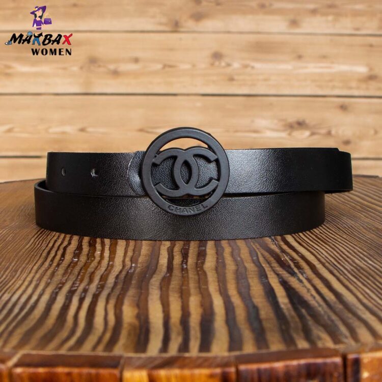 کمربند دخترانه CHANEL مشکی کد 12184