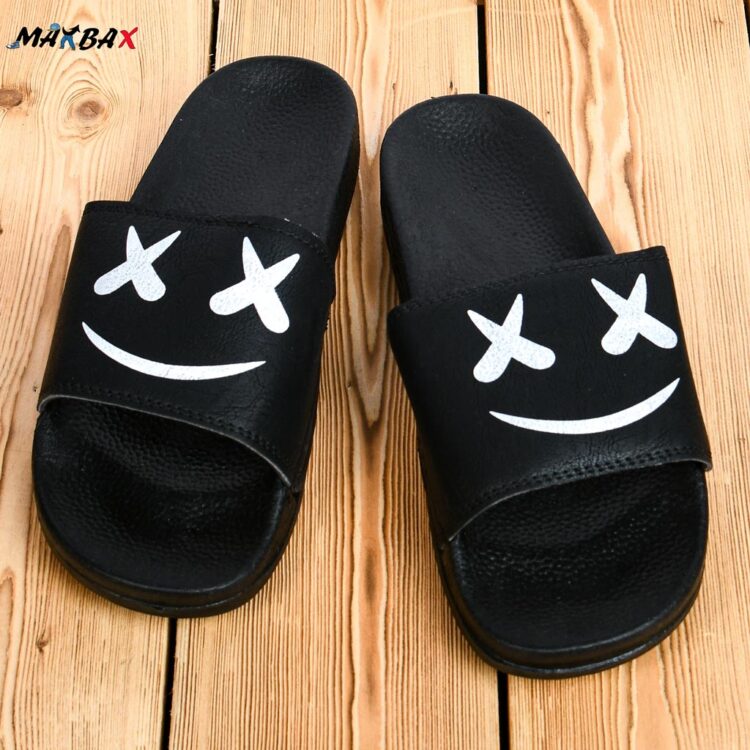دمپایی مردانه SMILE مشکی کد 12042