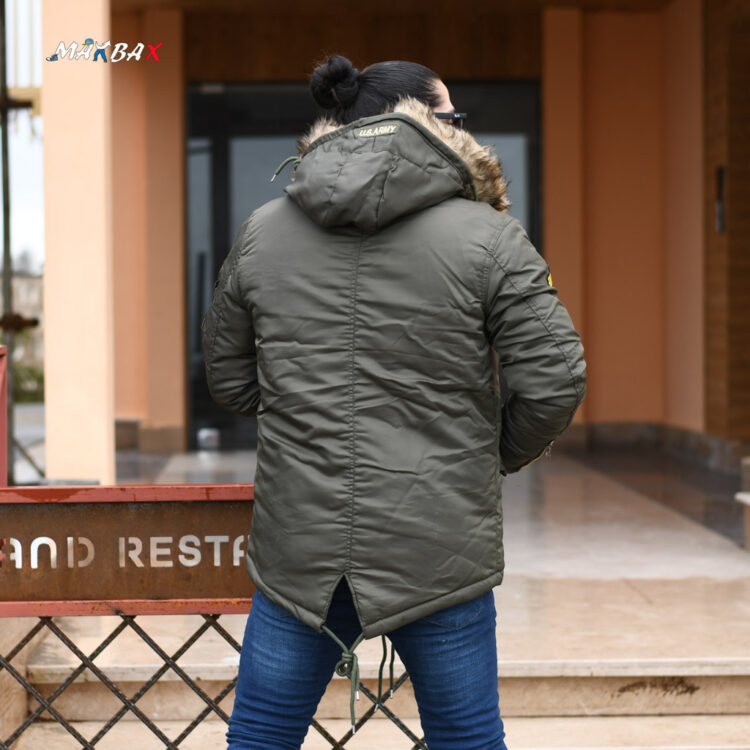 کاپشن مردانه FILA زیتونی کد 11892