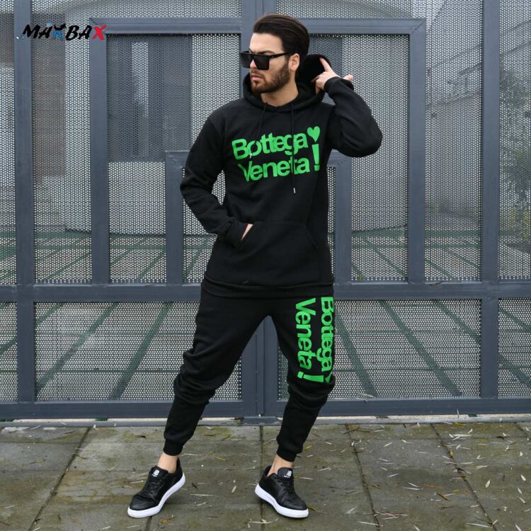 ست هودی و اسلش مردانه BOTTEGA کد 12385