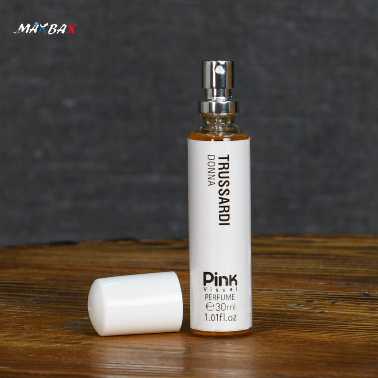 ادو پرفیوم جیبی زنانه پینک مدل Trussardi Donna
