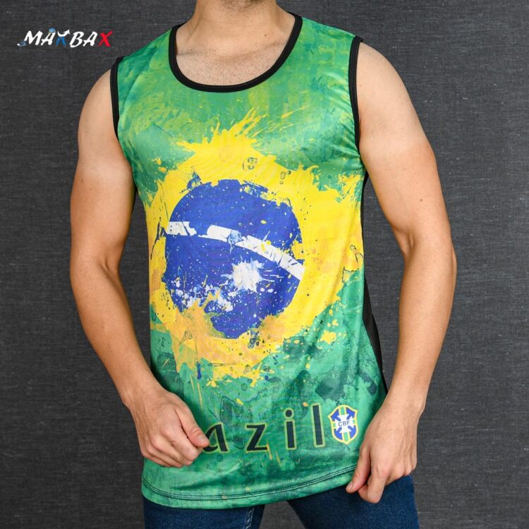 رکابی مردانه BRAZIL کد 12100
