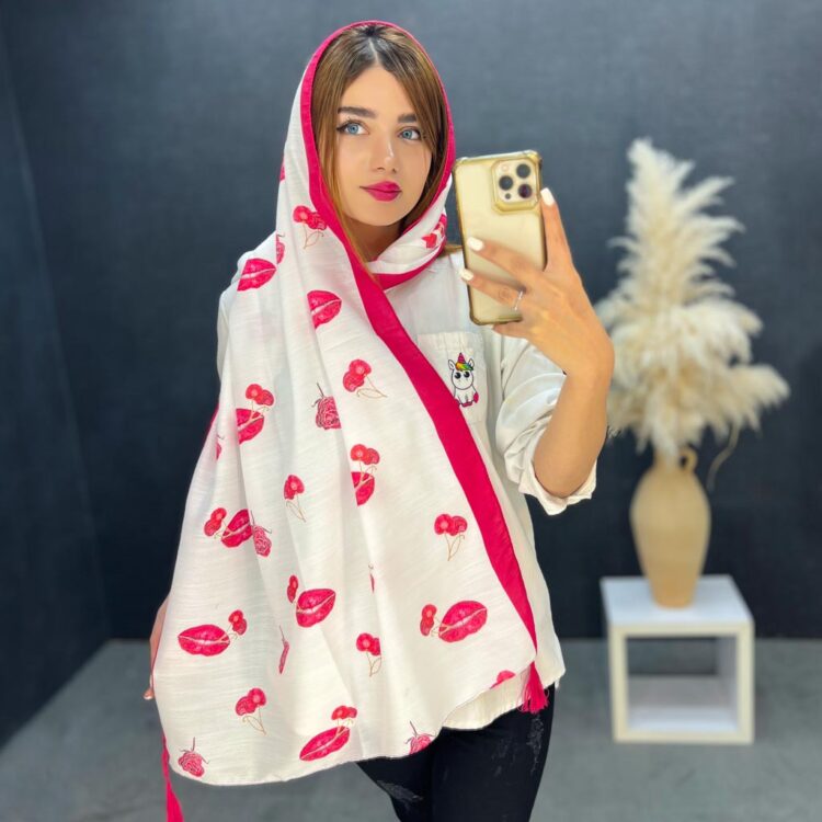 شال طرحدار کد 12408