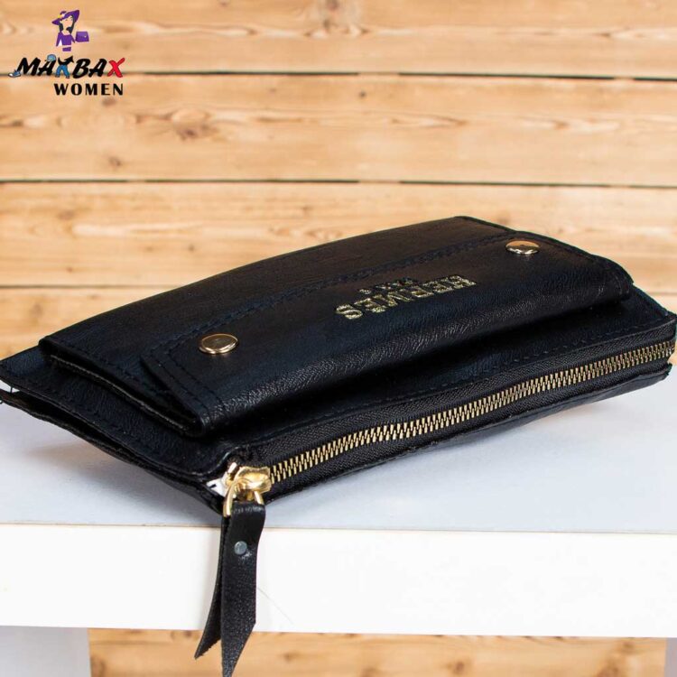 کیف دوشی دخترانه HERMES مشکی کد 12412
