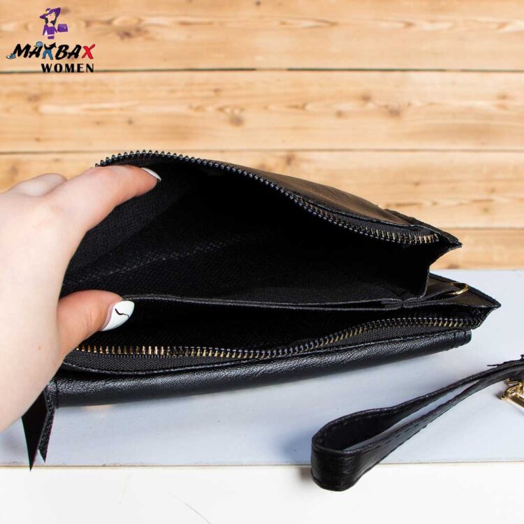 کیف دوشی دخترانه HERMES مشکی کد 12412