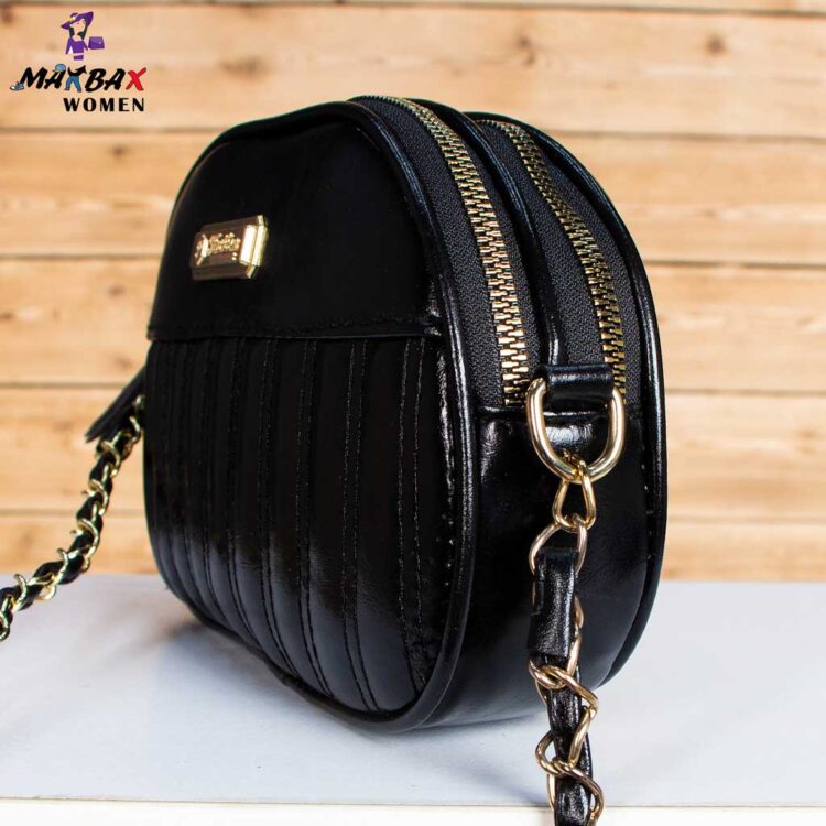 کیف دوشی دخترانه FASHION مشکی کد 12411