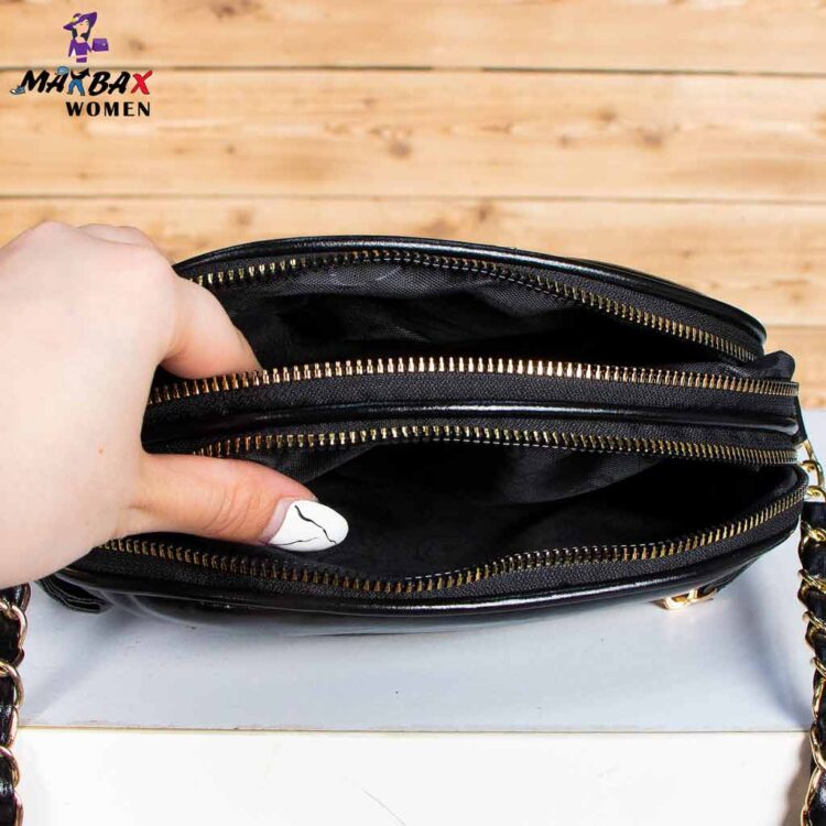 کیف دوشی دخترانه FASHION مشکی کد 12411