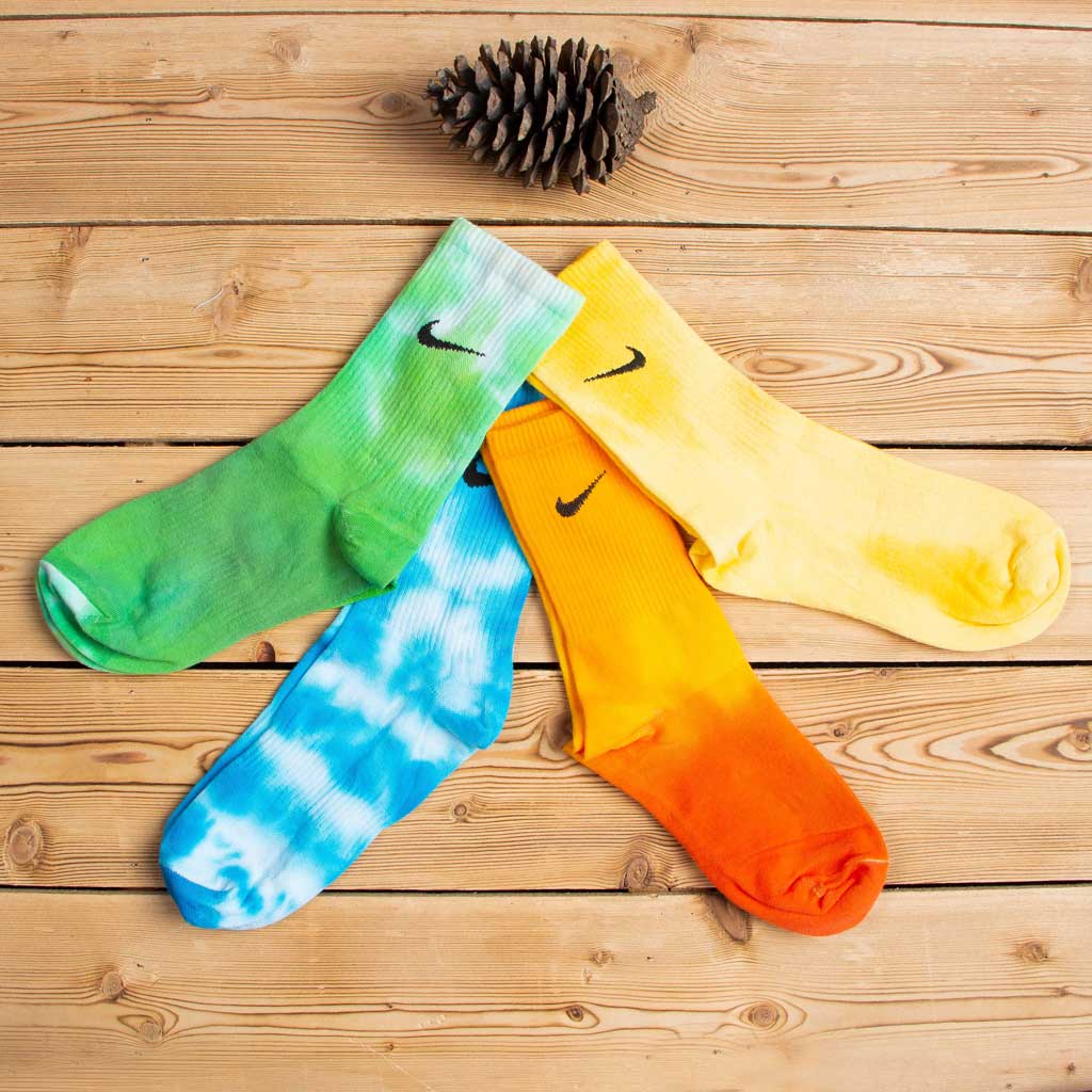 جوراب ساقدار دخترانه نایک آبرنگی کد 12423