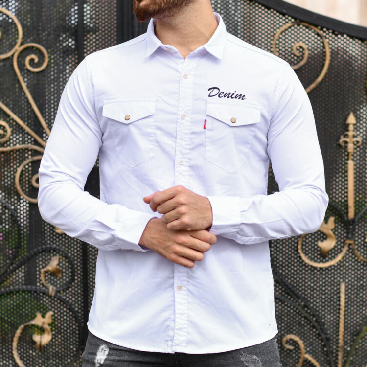 پیراهن مردانه DENIM کد 12377