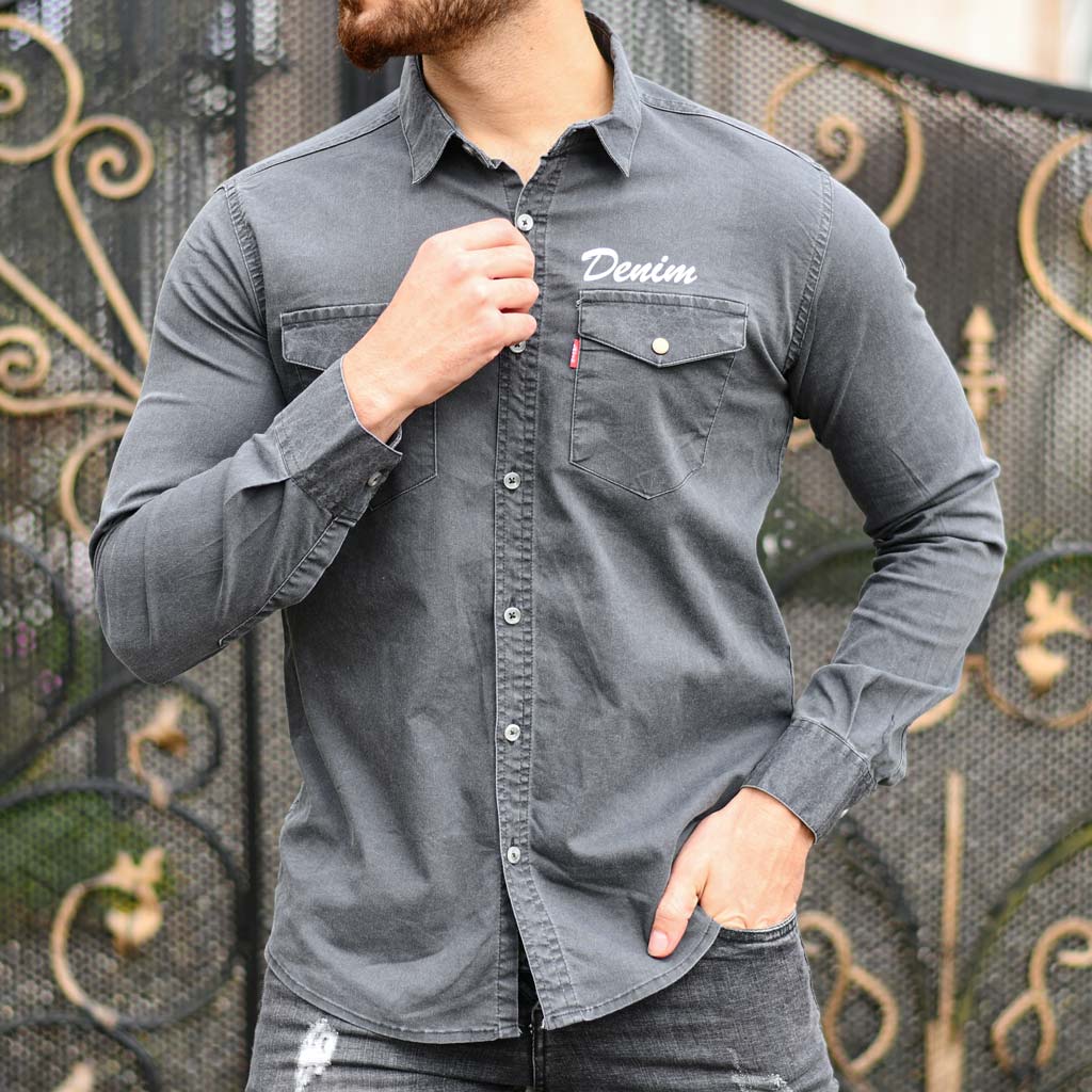 پیراهن مردانه DENIM کد 12377